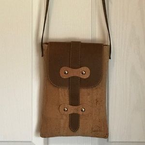 NEW NWT Artipel Portuguese Cork Shoulder Bag